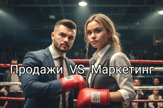 Маркетинг vs Продажи: в чем разница и как их совмещать?